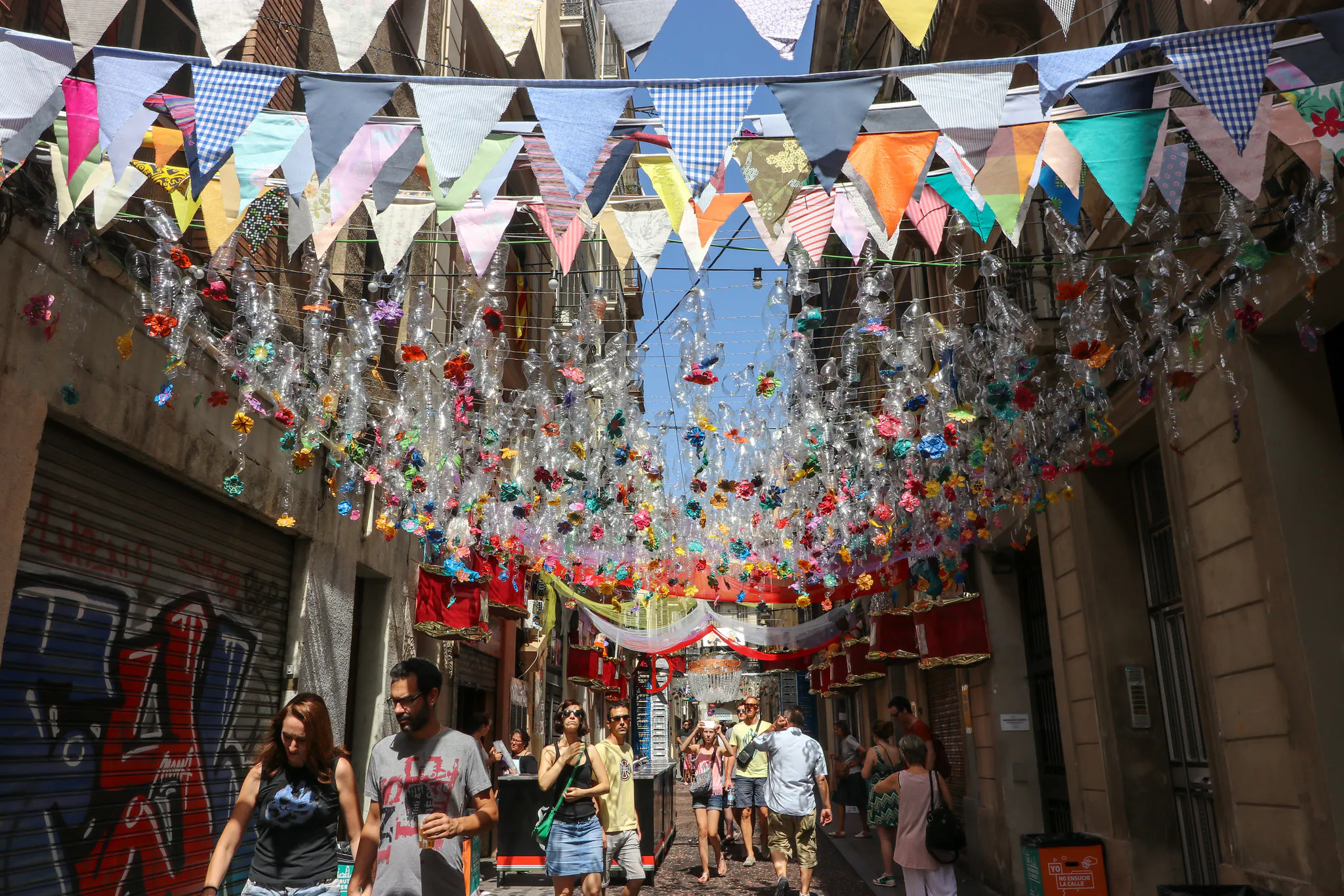 Festa Major de Gracia in Barcelona