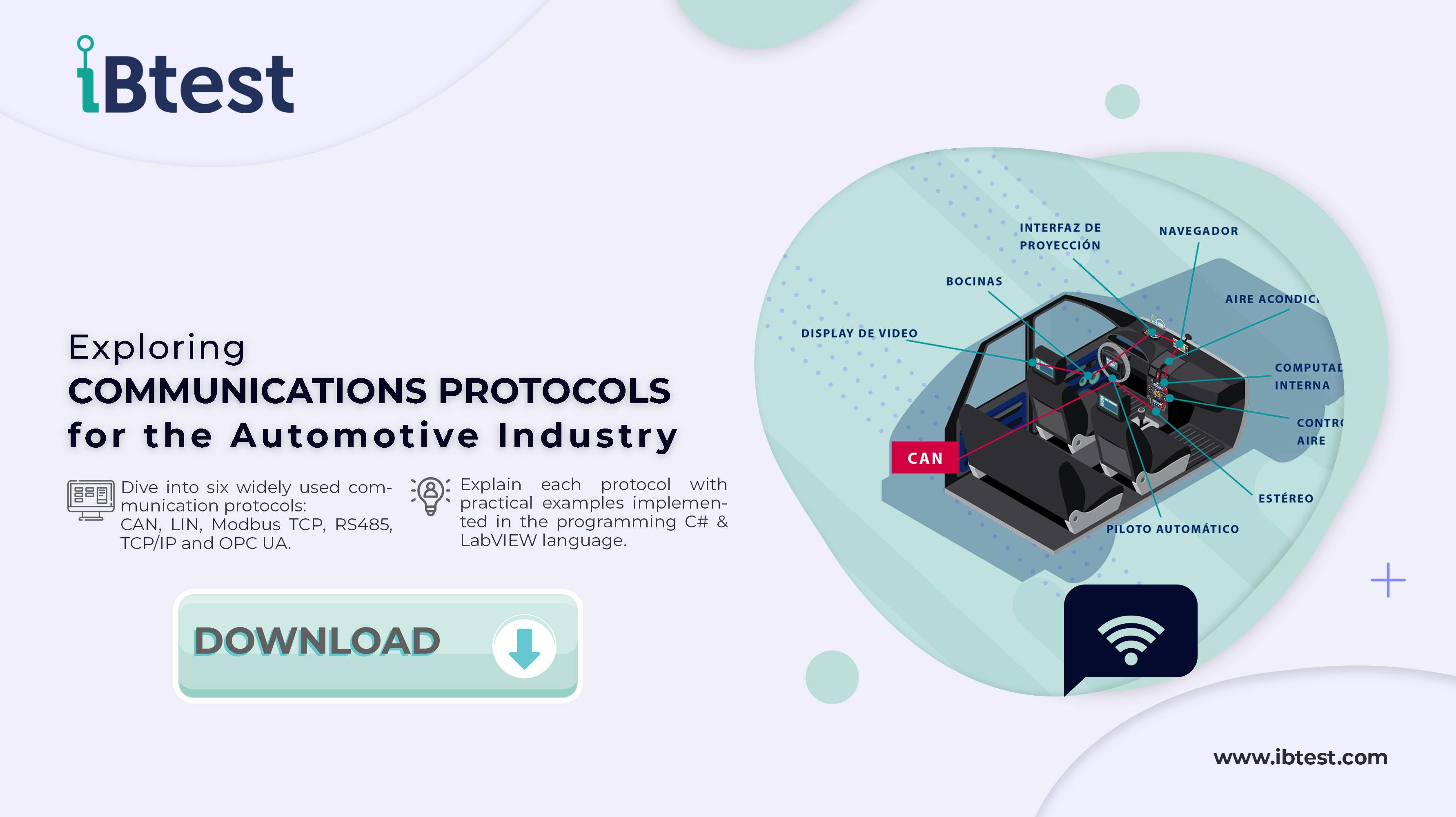 Exploring Communications protocols for the automotive industry 