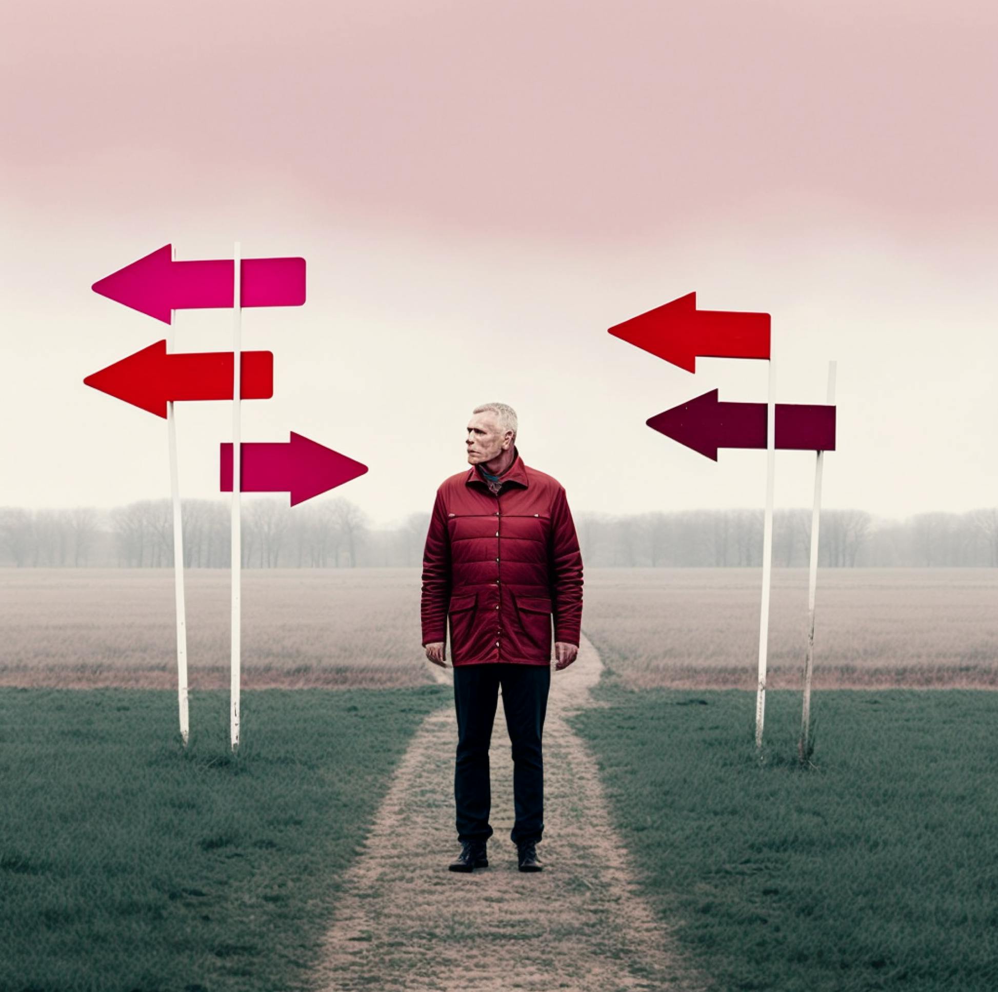 AI genererad bild på en man