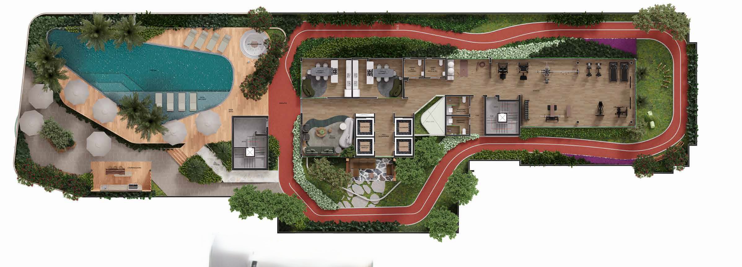 ÁREAS COMUNS PAVIMENTO ÁTICO