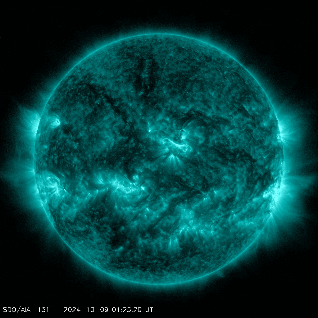 X1.8 solar flare on October 9, 2024