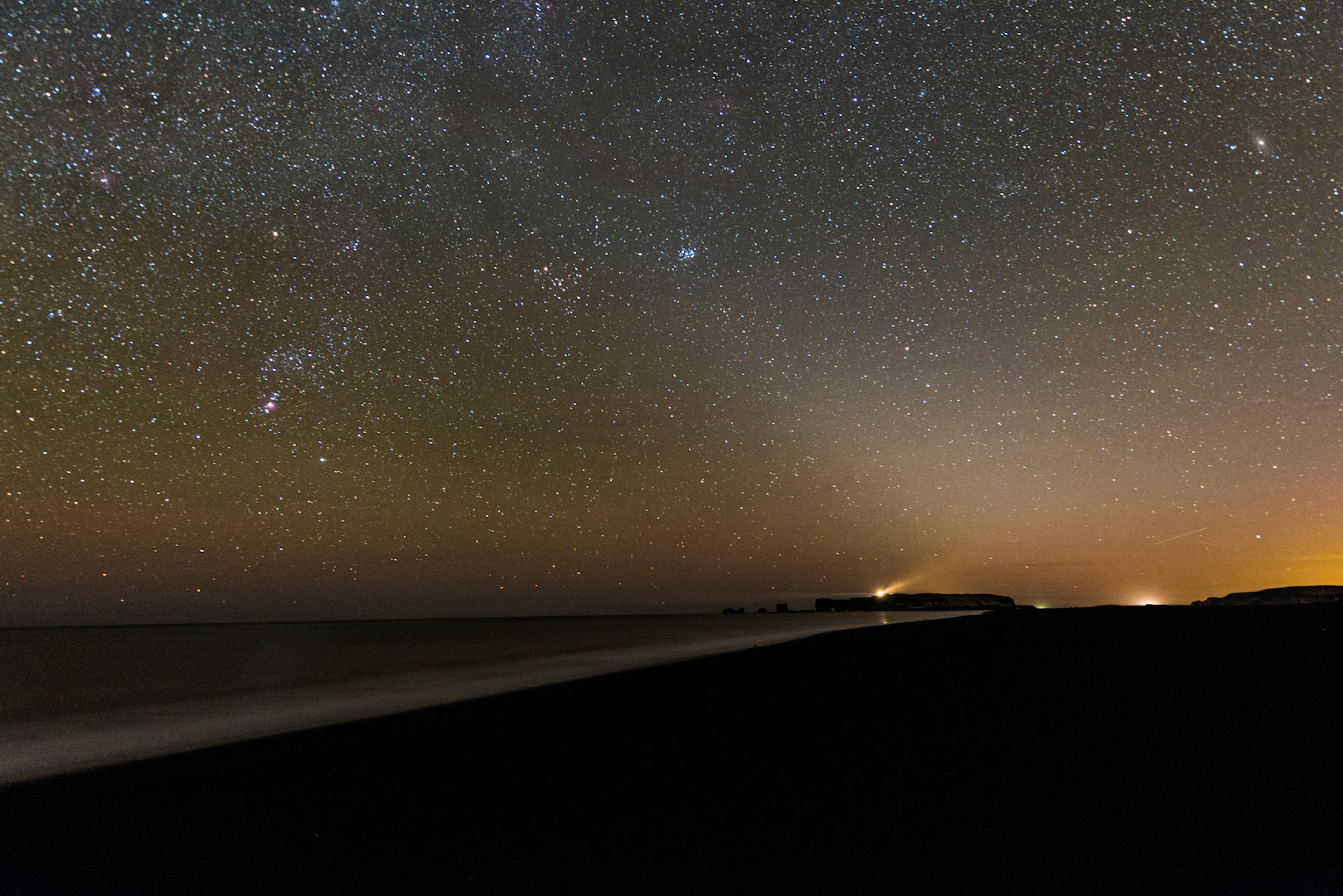 The Milky Way in the March evening sky.