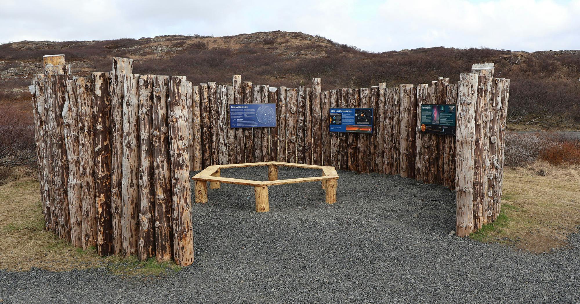 Búrfellsgjá observation site in Garðabær. Credit: Garðabær