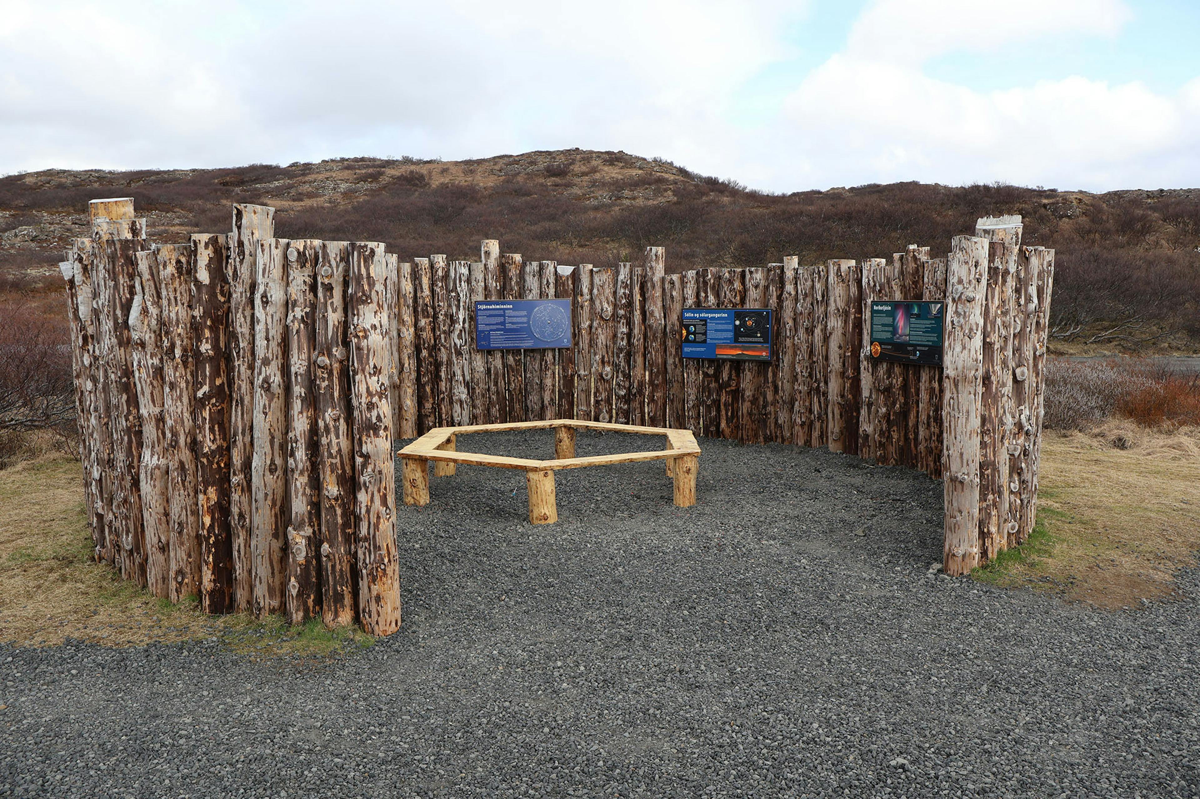 Búrfellsgjá observation site in Garðabær. Credit: Garðabær