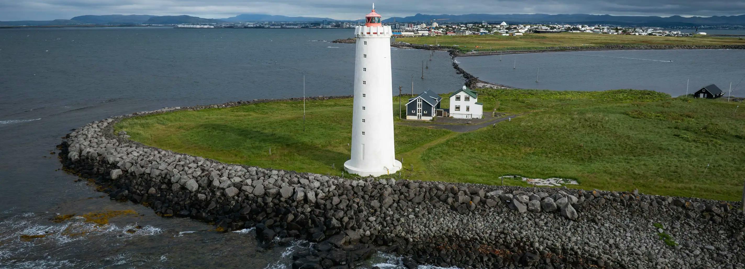 Grótta lighthouse in Seltjarnarnes