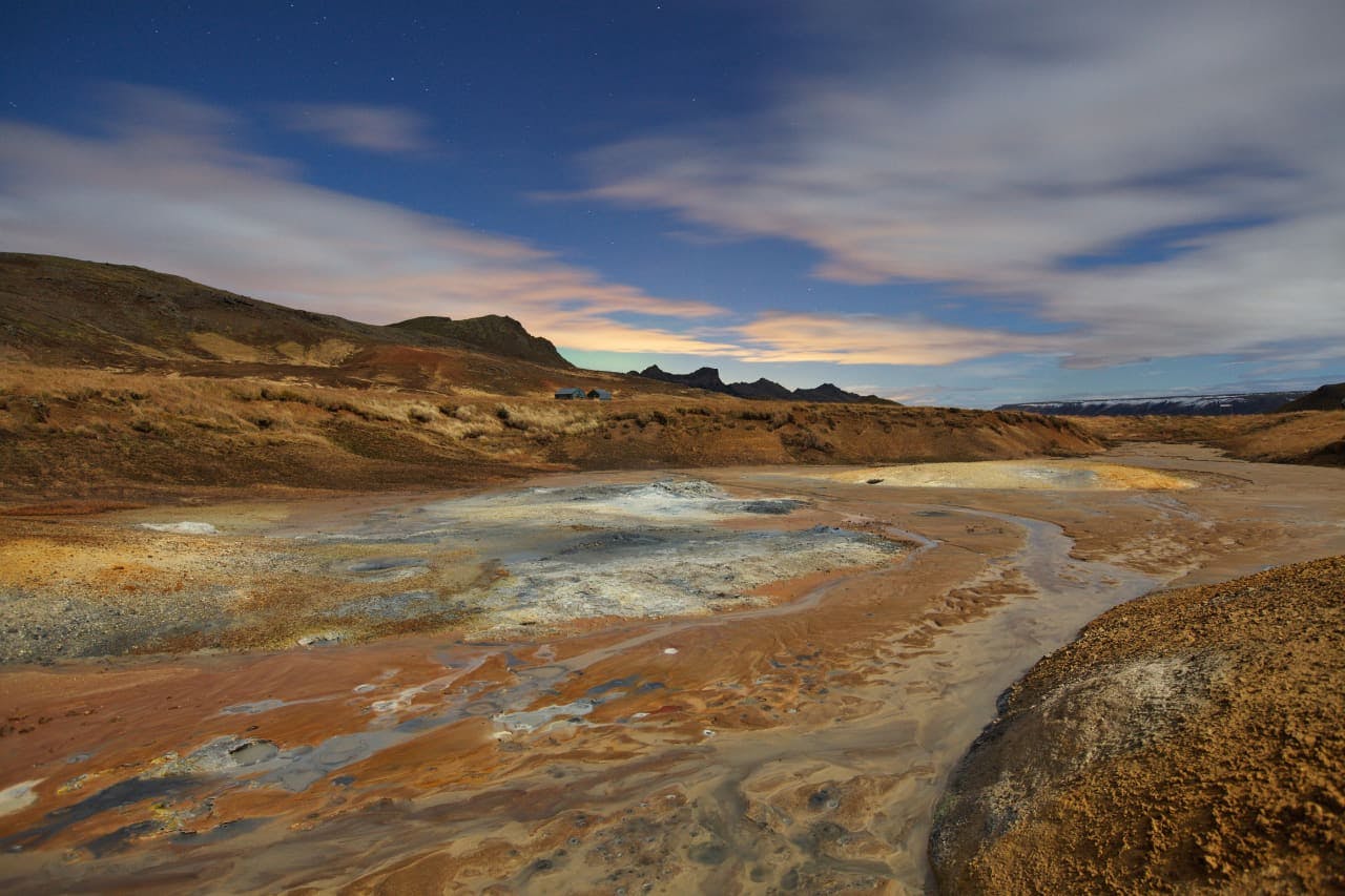 Seltún geothermal area in Reykjanes peninsula