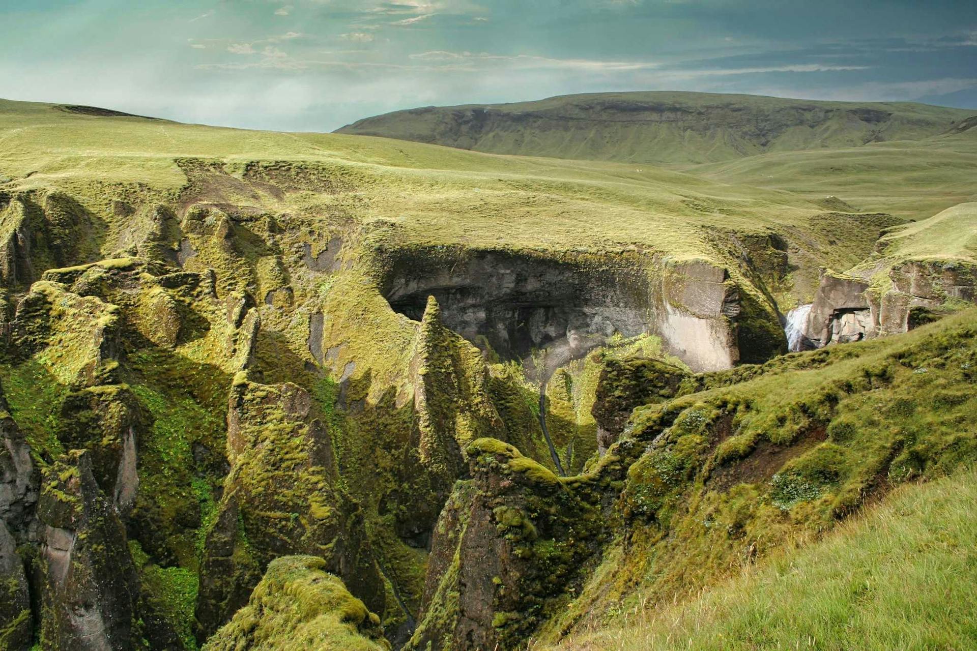 Iceland canyon