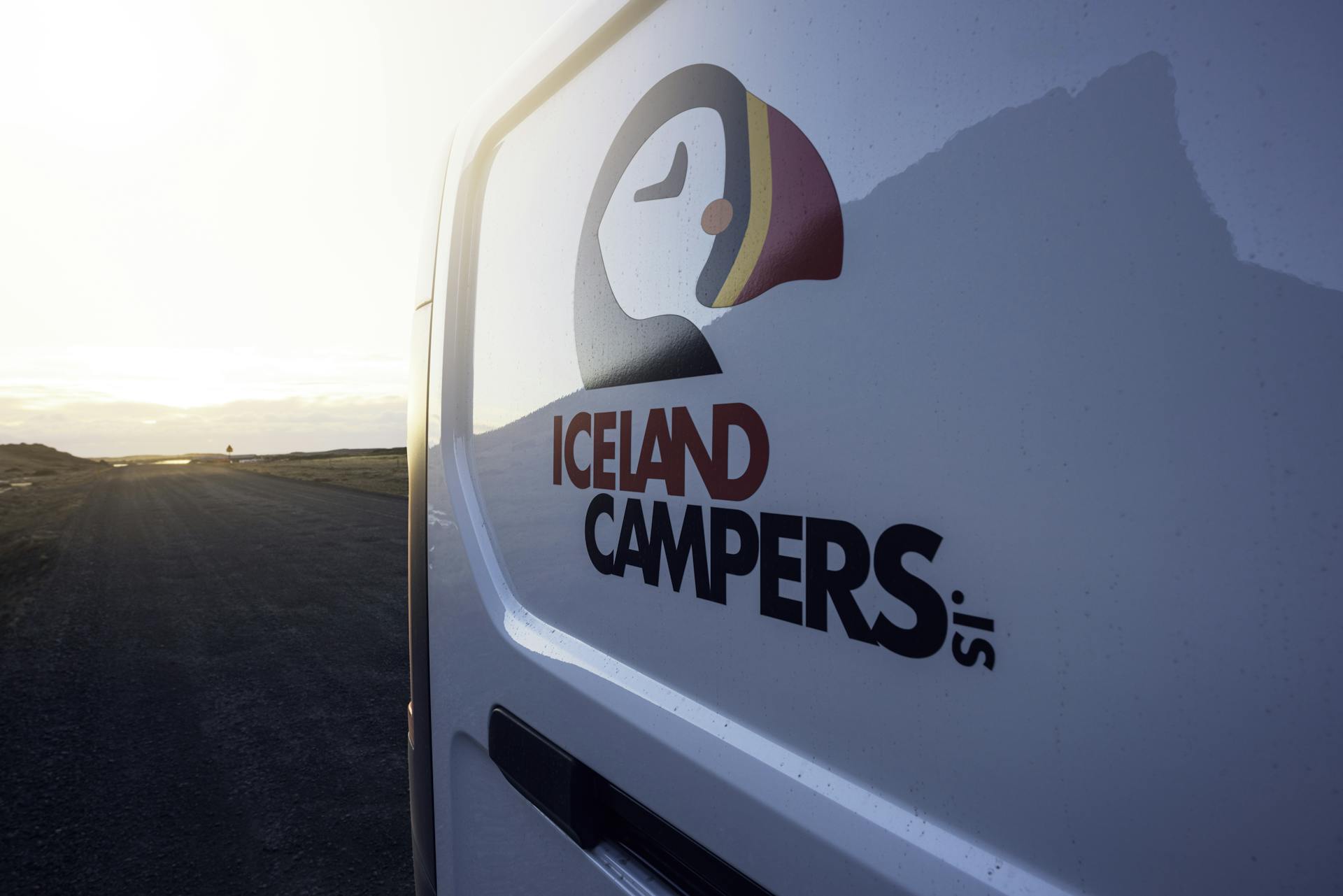 Iceland Campers - campervan rental company. Our logo is inspired by the Icelandic puffin, a symbol of adventure and resilience in the wild landscapes of Iceland. Just like the puffin, our campervans are built for exploration and ready to take you to the heart of Iceland’s natural beauty. We are one of the best campervan rental companies.