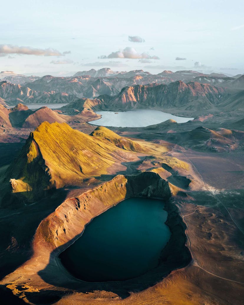 Icelandic volcaniccraters