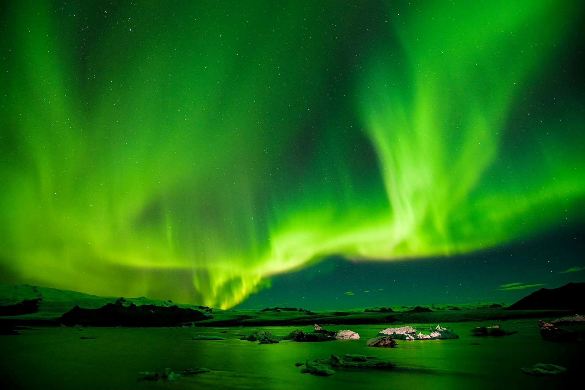 Northern lights in Iceland