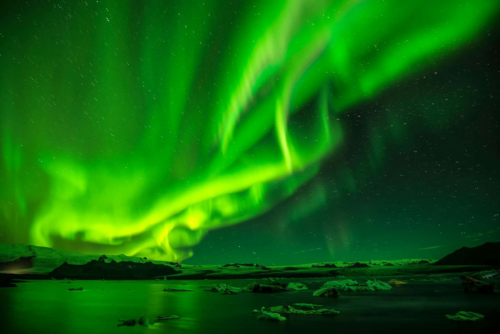 Northern lights in Iceland
