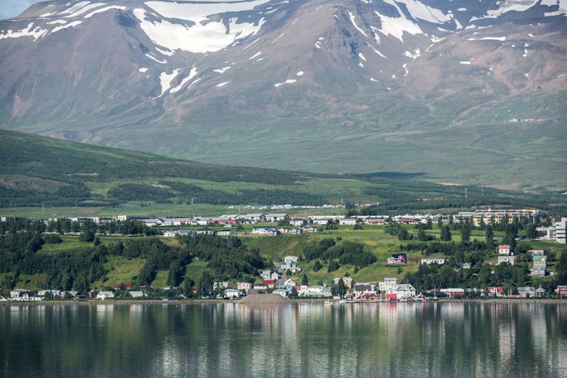 Beautiful akureyri city
