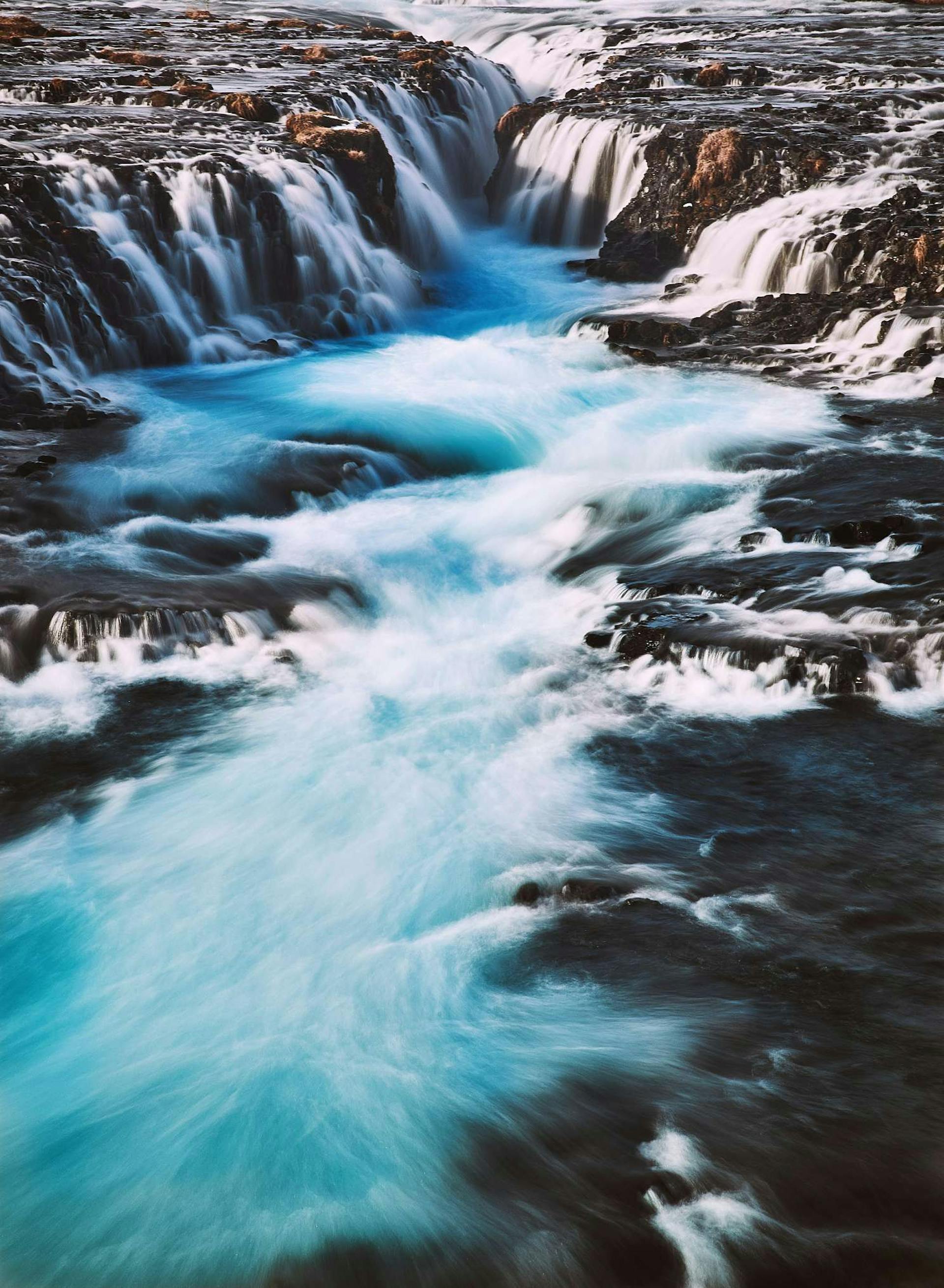 Brúarfoss waterfall