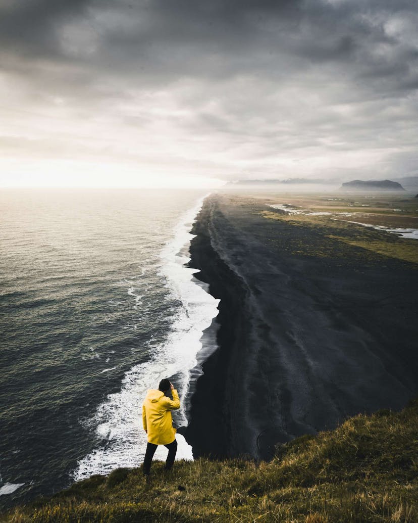 Dyrholaey, black sand beach Iceland