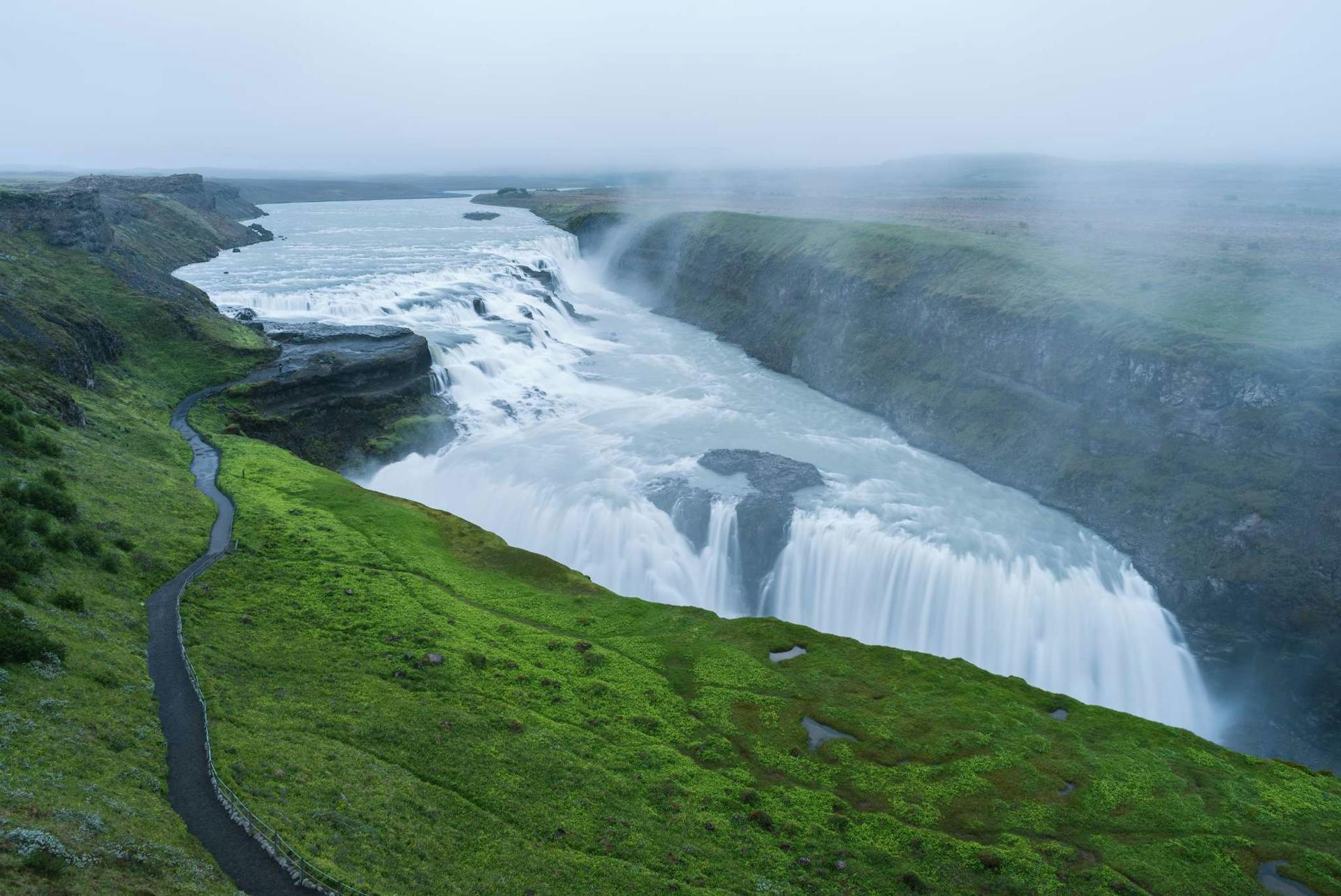 Iceland Golden Circle, Gullfoss waterfall