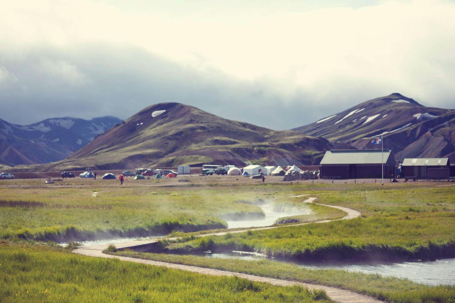 Hotspring landmannalaugar