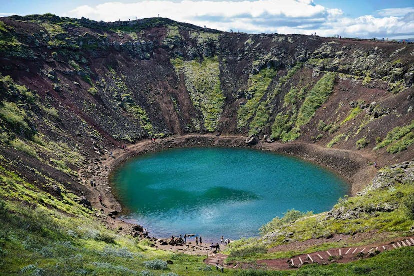 Kerid, Volcanic crater in Iceland