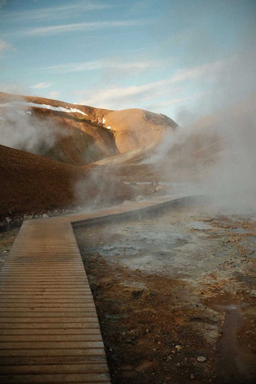 Geothermal area in Iceland