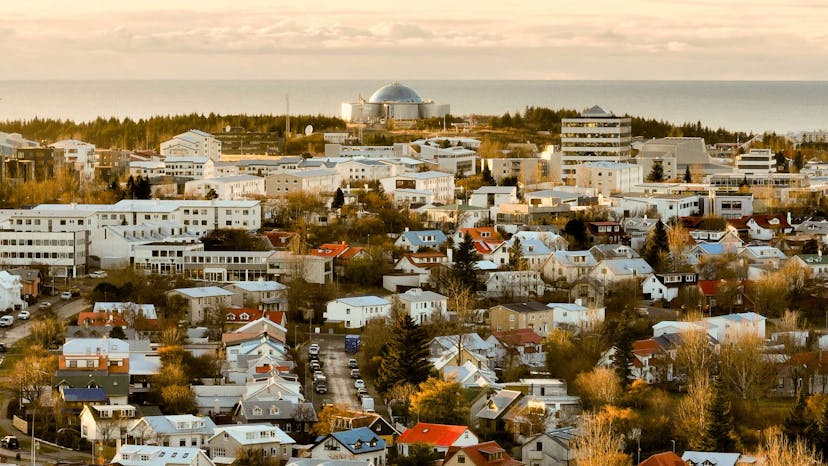 Reykjavík aerial view