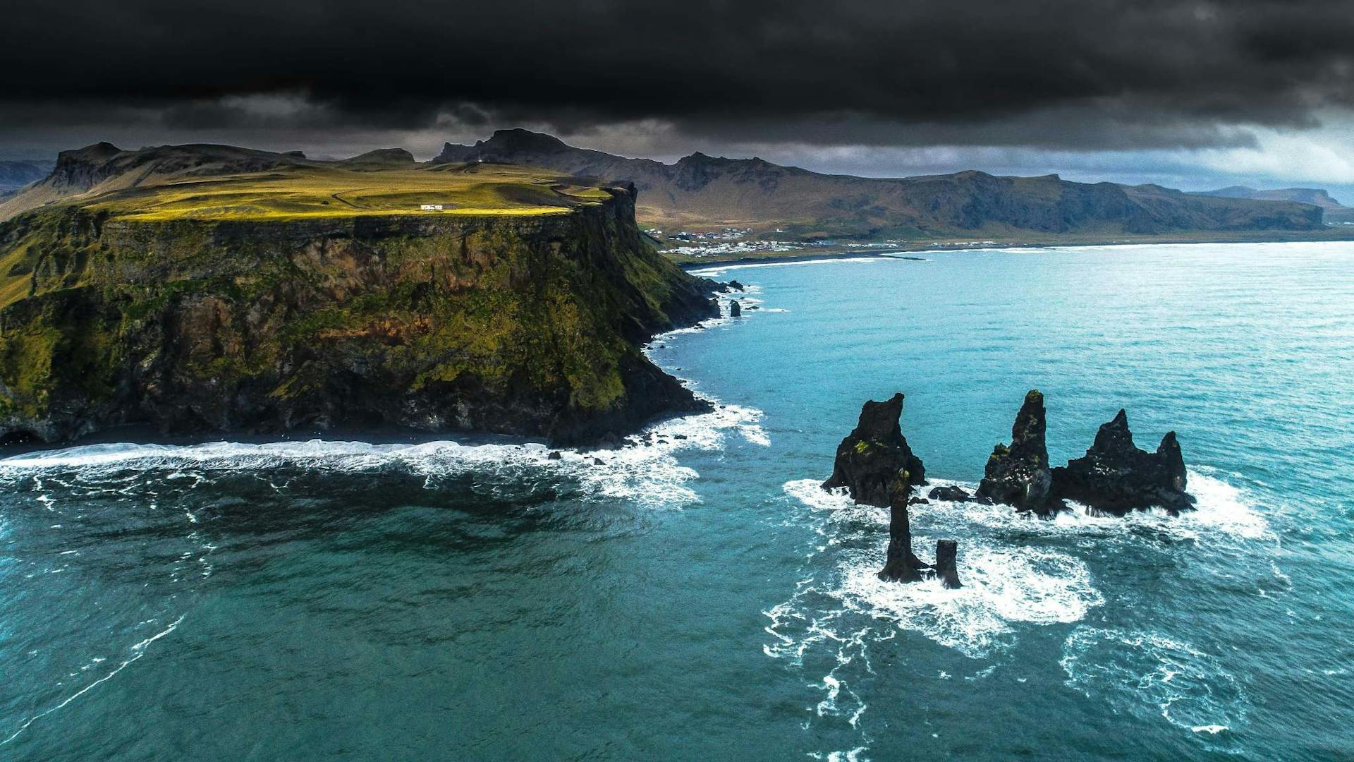 Reynisdrangar sea stacks, Iceland