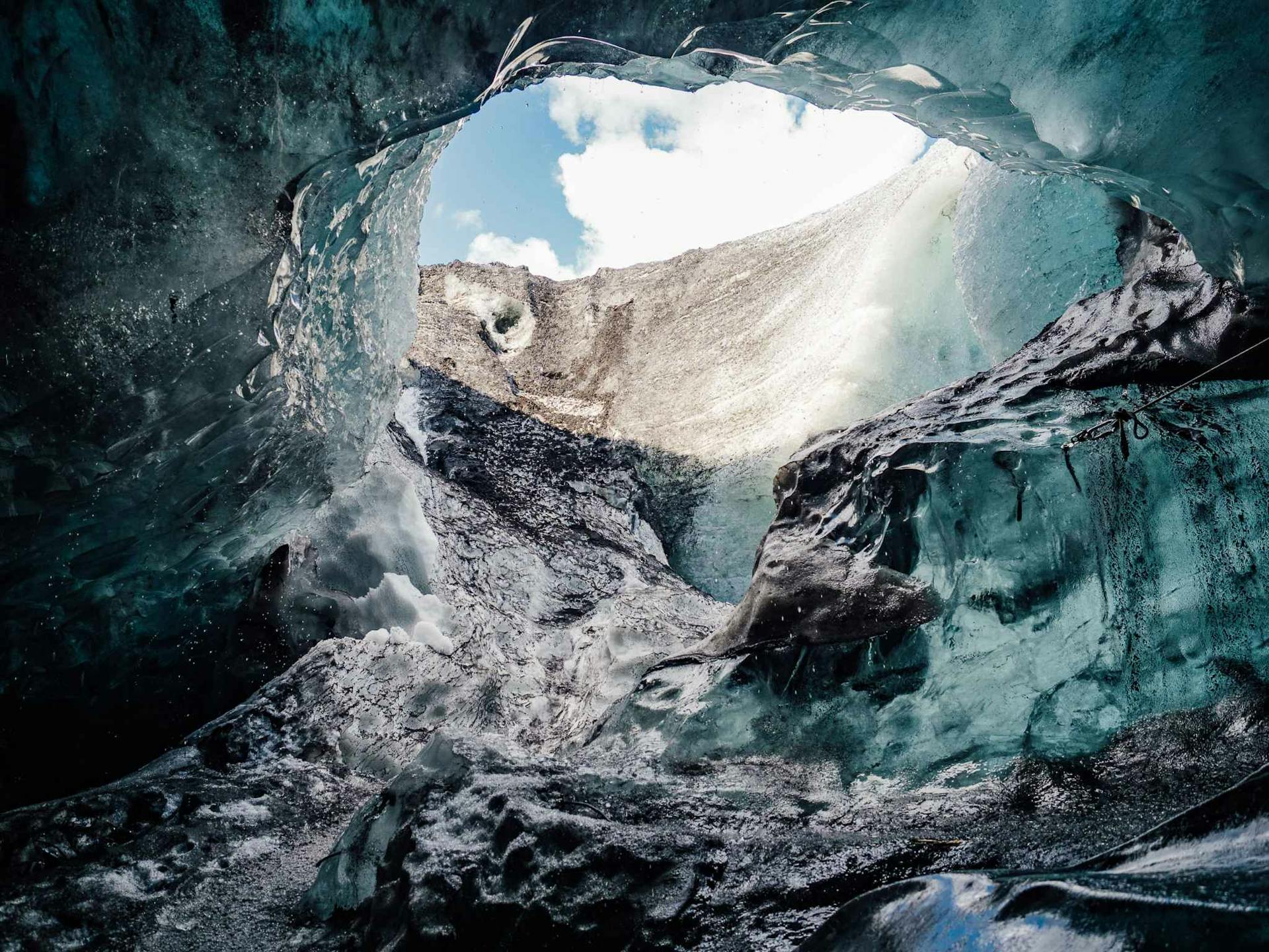 Icecave hike iceland