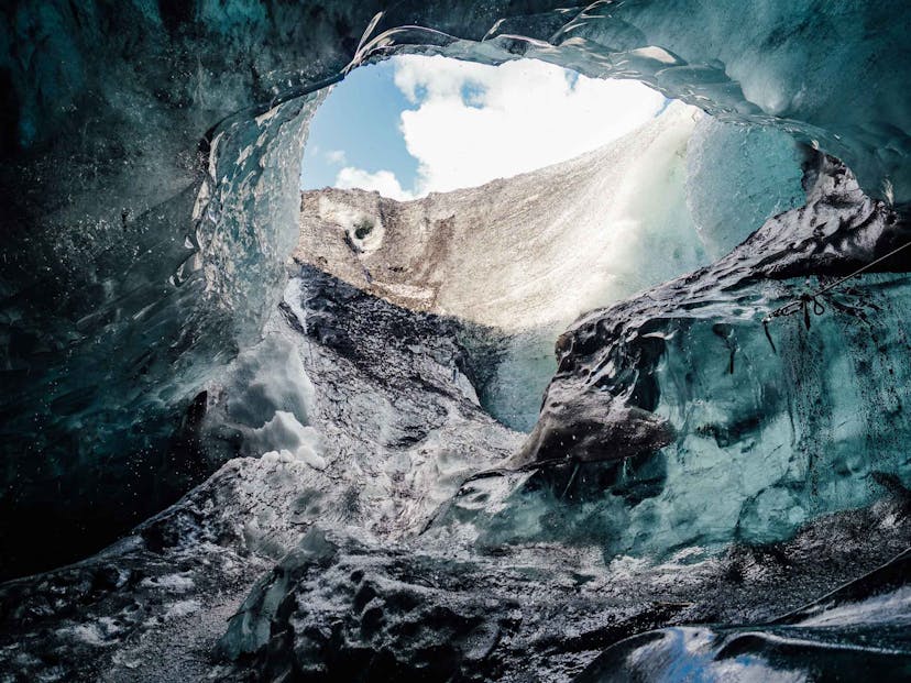 Glacier cave, Iceland