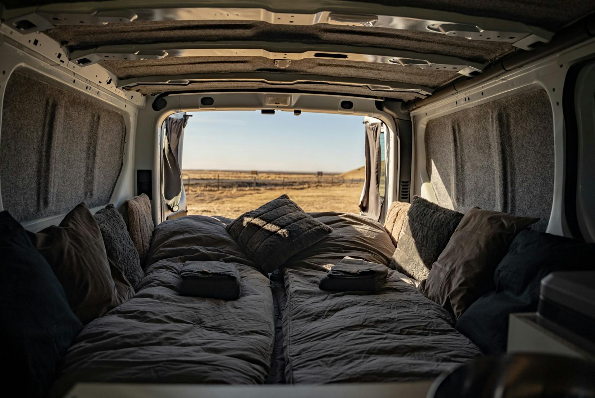 cozy campervan sleep