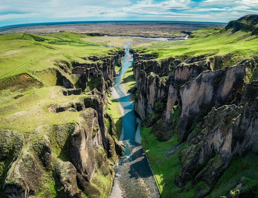 fjadrargljufur canyon