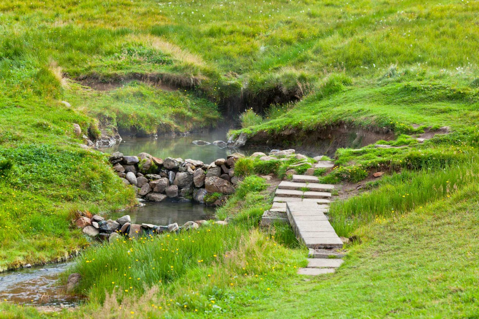 Hot spring Iceland