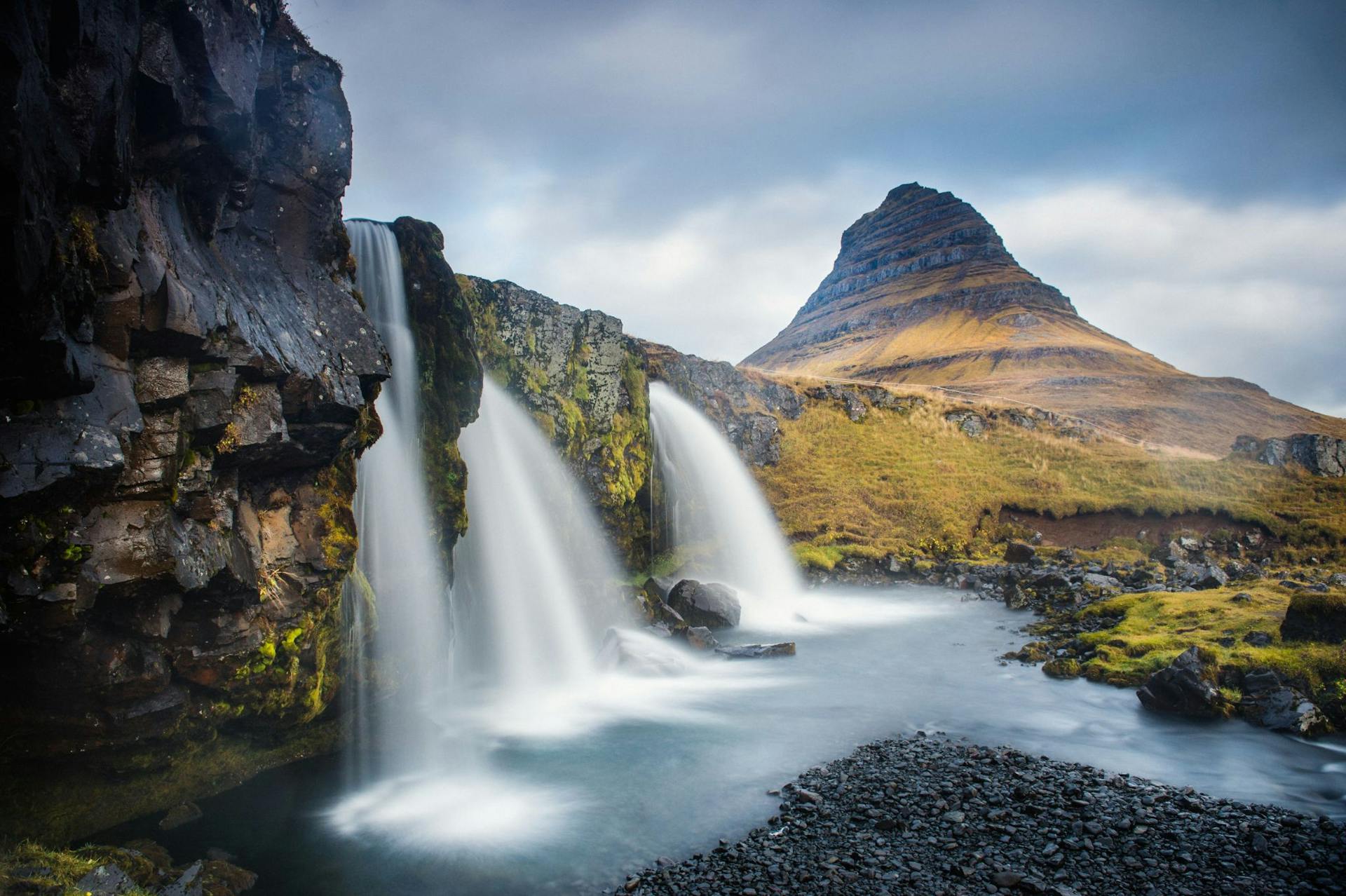 kirkjufell waterfall, iceland