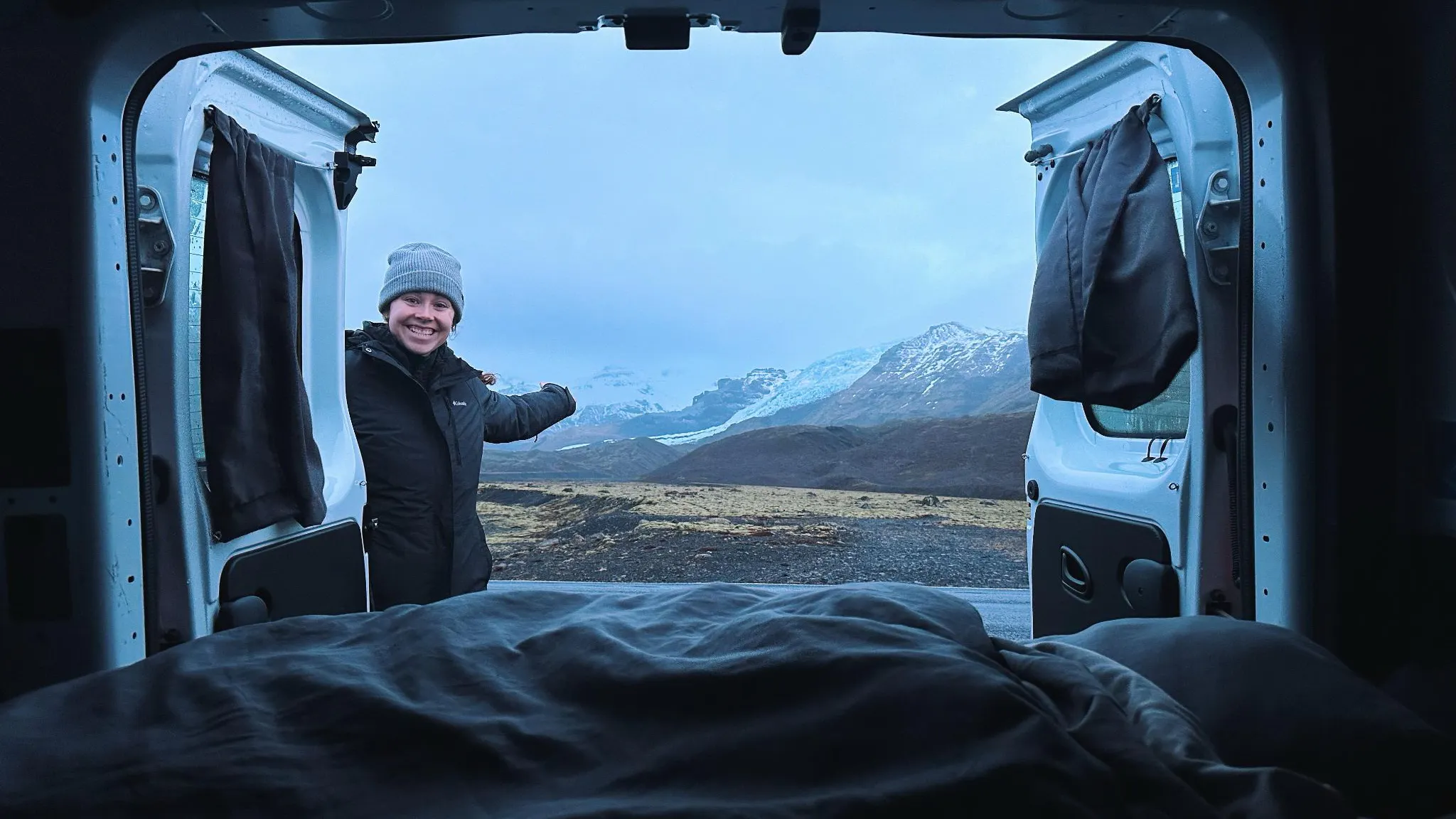 Winter campervan iceland