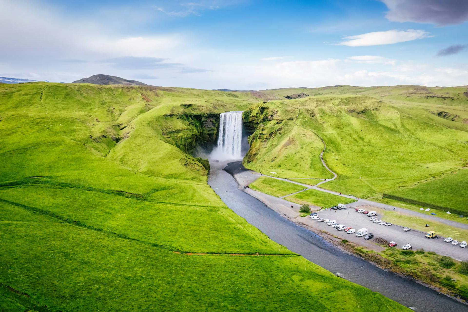 Skogafoss waterfall Iceland