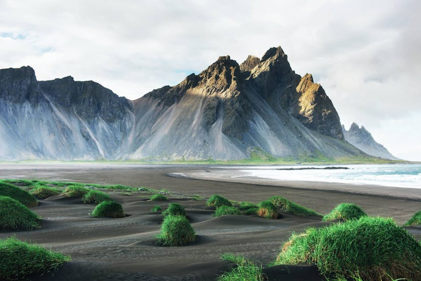 Stokknes beach in Iceland