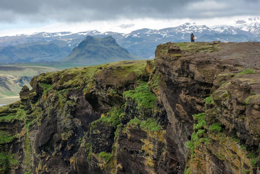Hiking view in Iceland