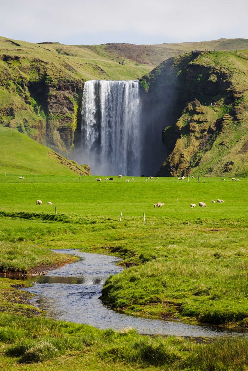 Skogafoss waterfall in Iceland