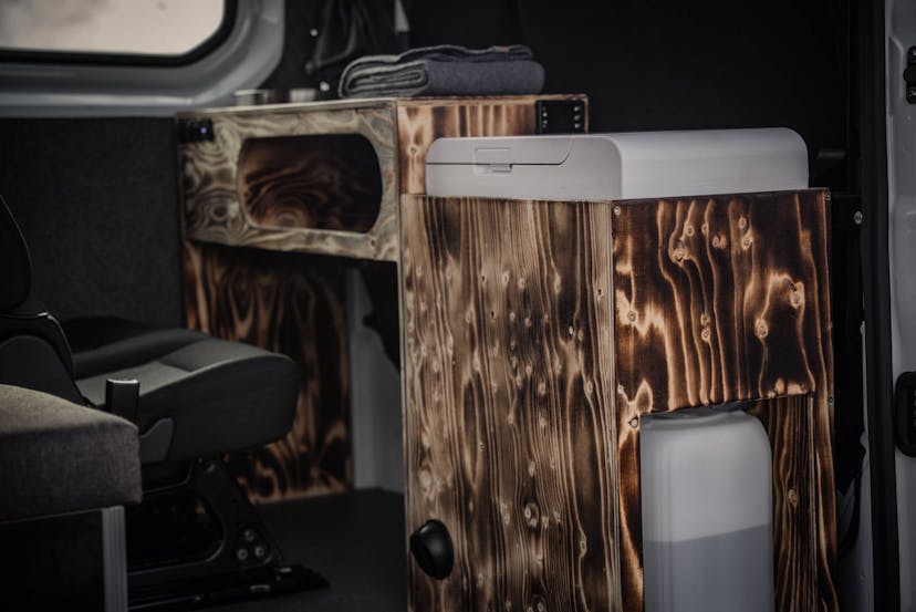 Large Campervan interior