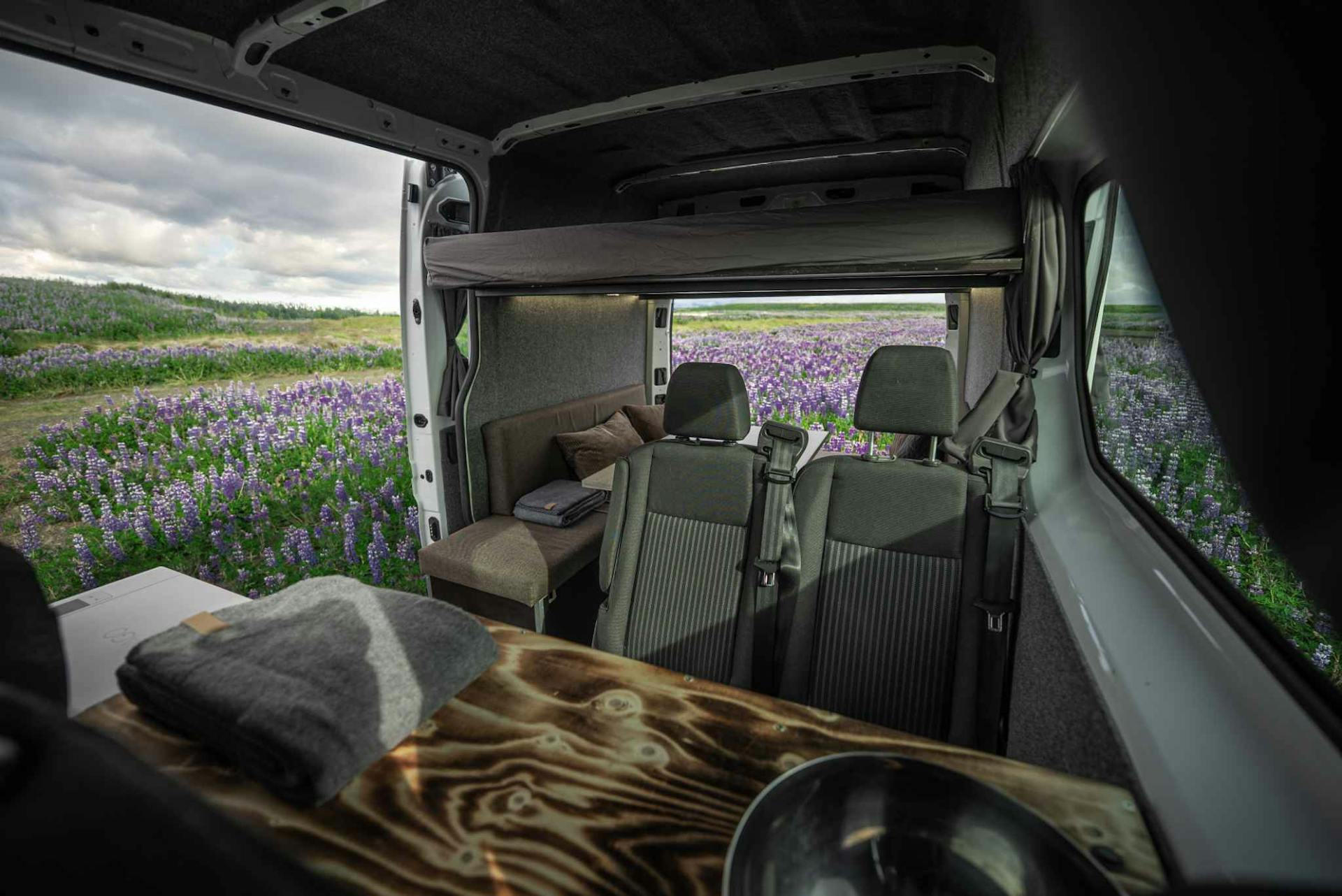 Rent a campervan in Iceland campsites