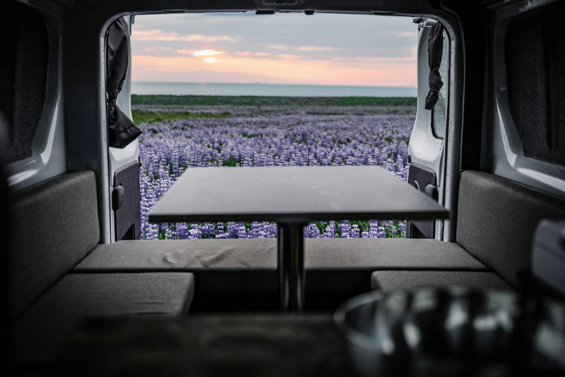 Campervan iceland nature 
