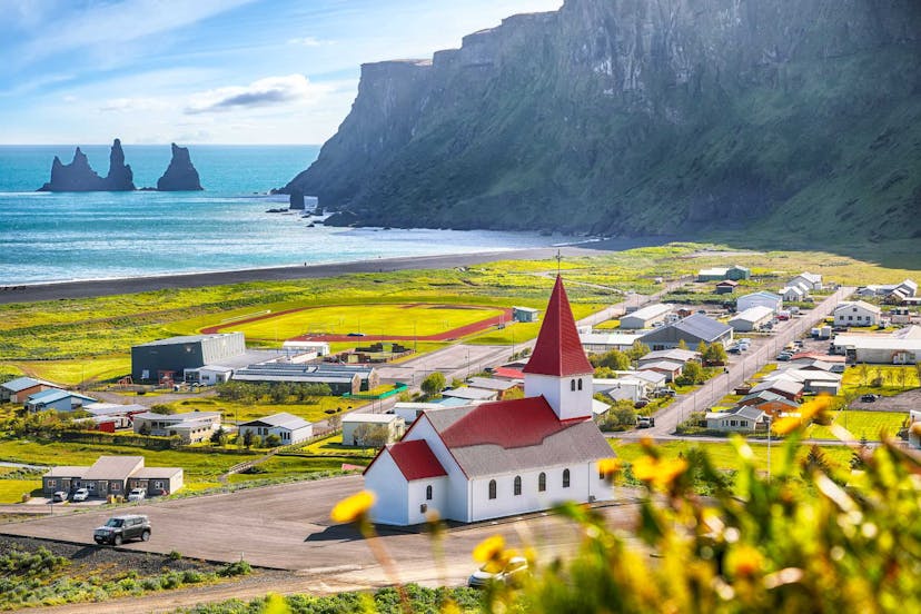 vikurkirkja church in Vik i myrdal