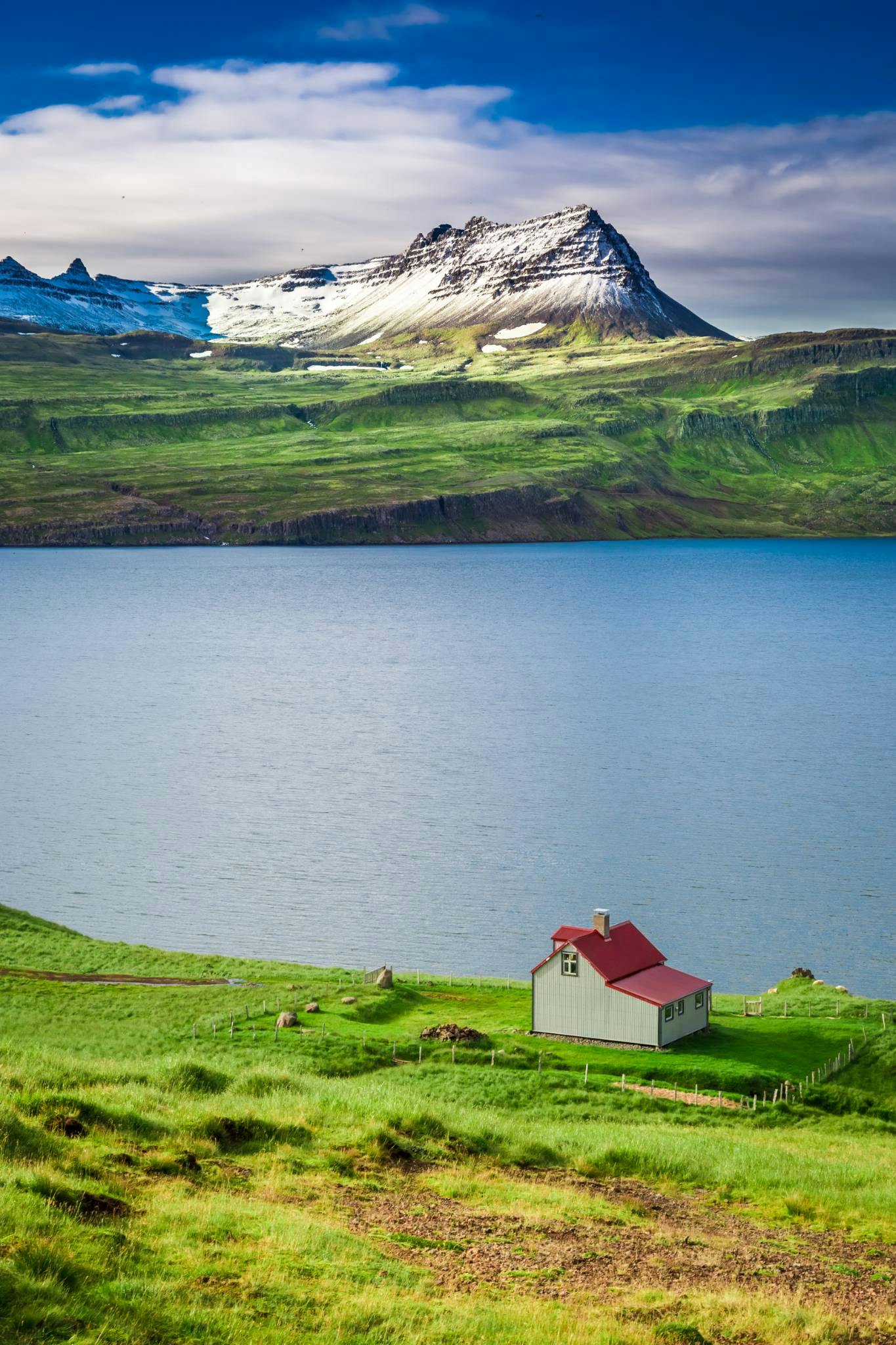 Iceland summer cottage