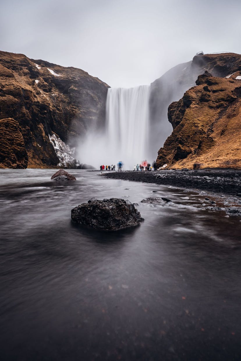 skogafoss autumn