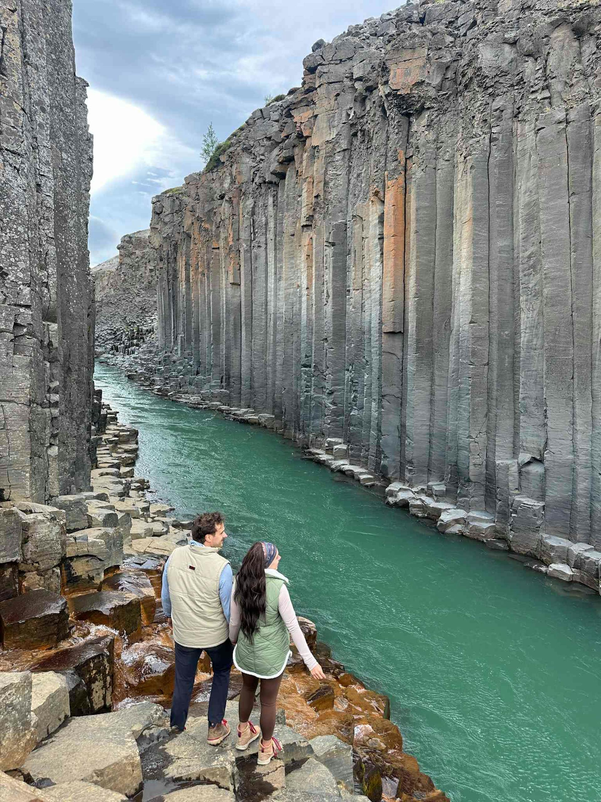 Campers at Stuðlagil 