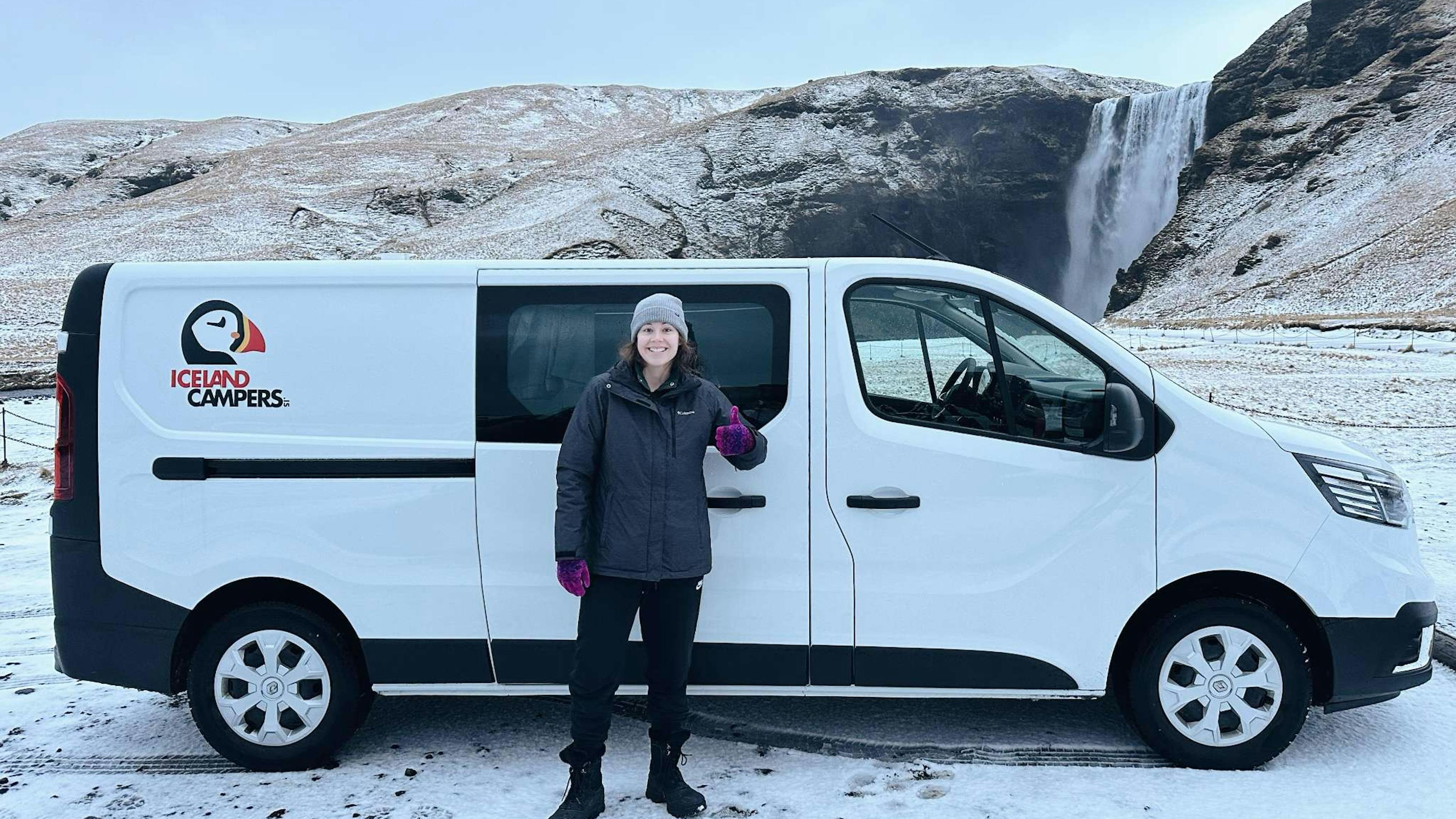Winter Campsite at Seljalandsfoss