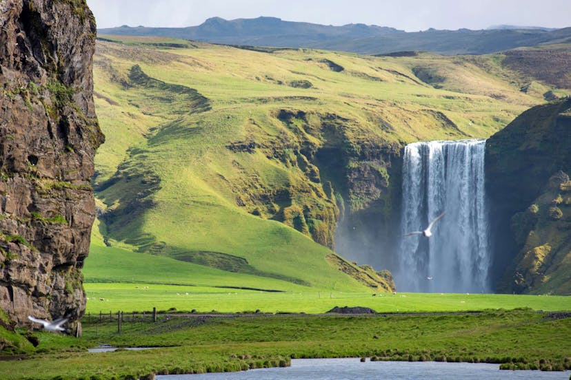 Skogafoss waterfall iceland