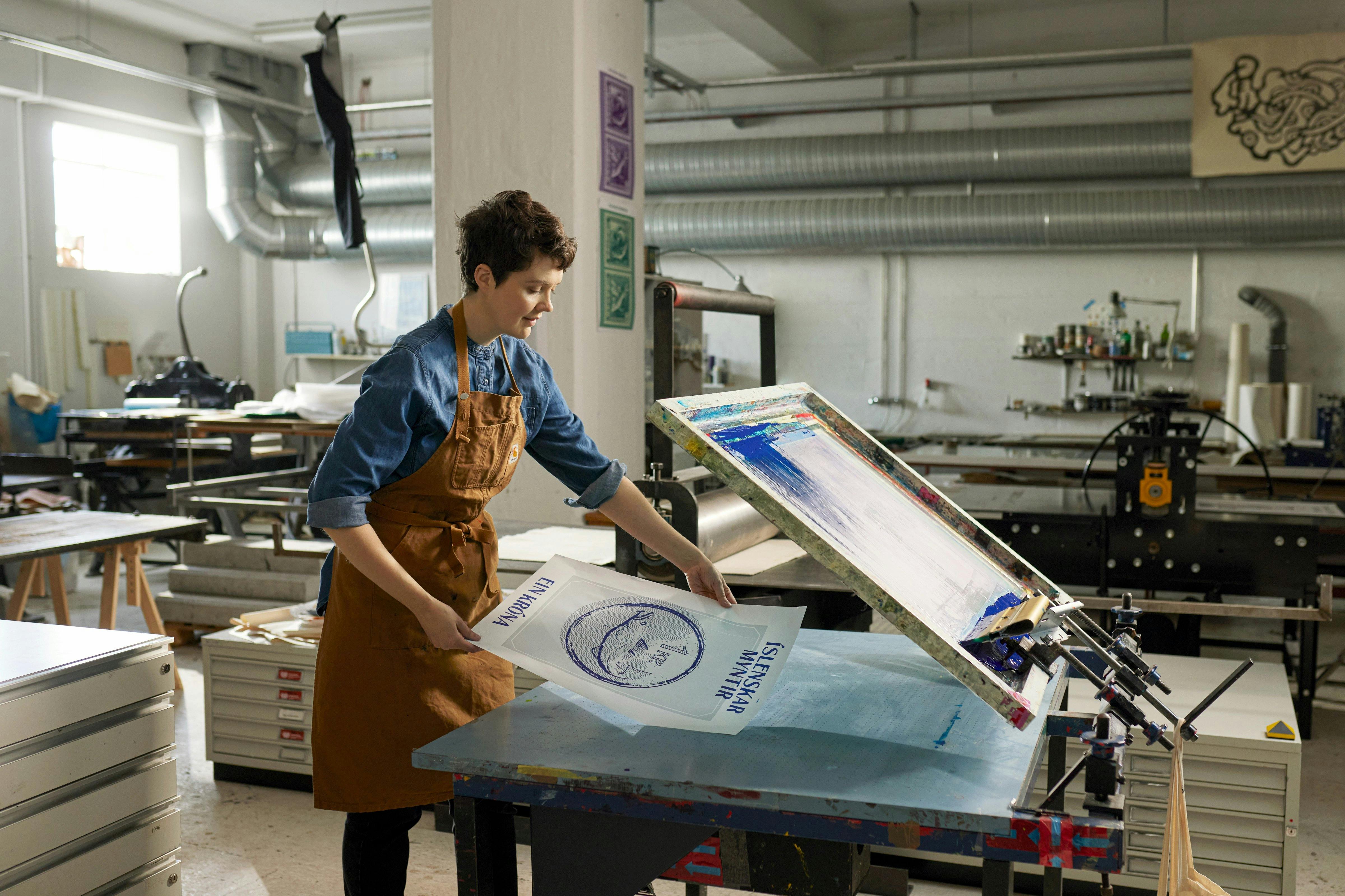 Fish inspires an Icelandic artist