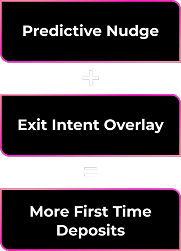 Example of behavioural triggers helping gaming operators convert at-risk users into first-time customer