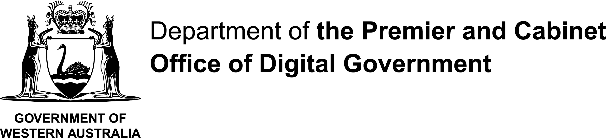 Department of Premiere and Cabinet off of Digital Government
