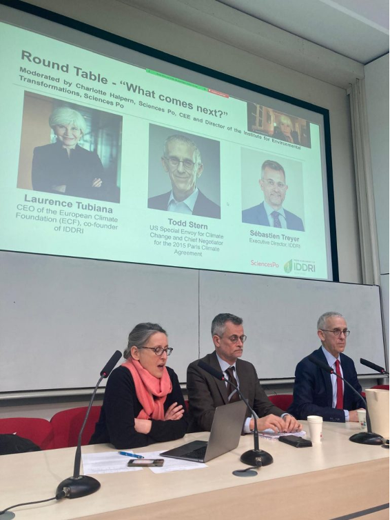 Conférence à Sciences Po avec Todd Stern, ancien envoyé spécial pour le climat des États-Unis, en mars 2025
