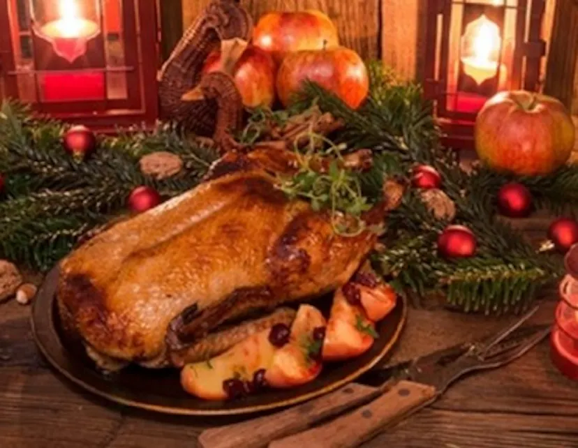 A christmas turkey
