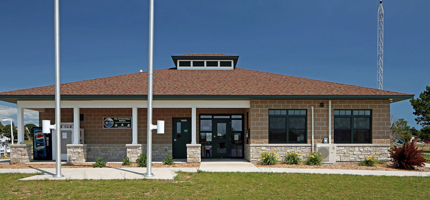 Manistique Harbor Master facade